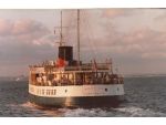 The Denny motorship Brading towards the end of her career.